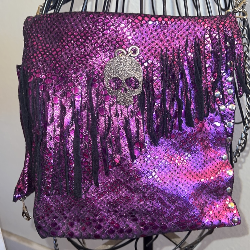Mermaid purple scale bag - Picture 1 of 12